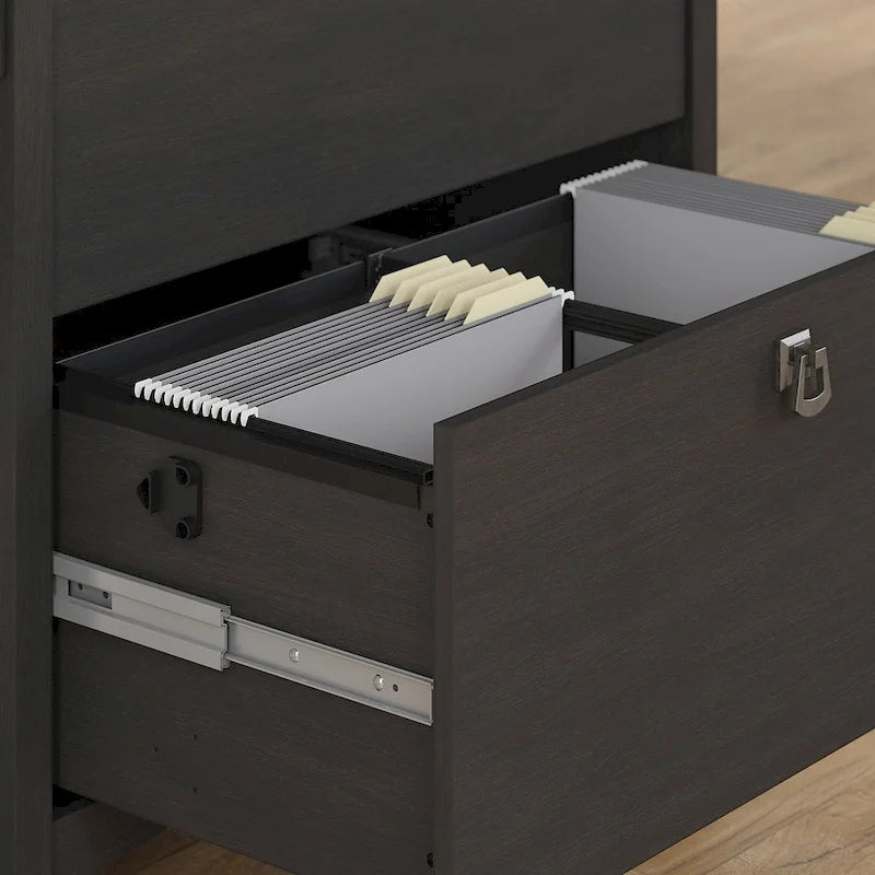 Lateral File Cabinet in Vintage Black