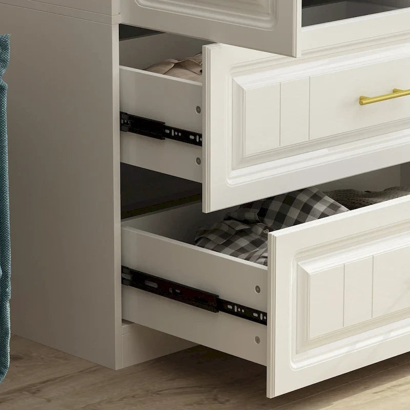 Modern Freestanding Wardrobe Armoire Closet Large Storage Cabinet