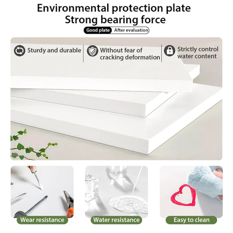 L-Shape Wood Reception Desk Office Computer Desk