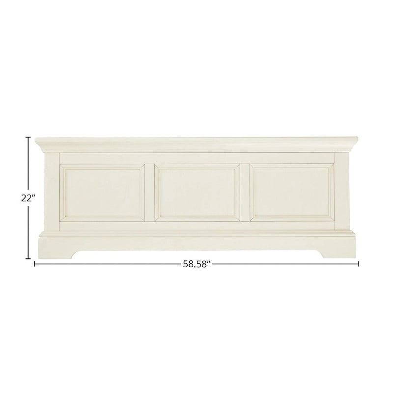Hanley 59 Wide Low Profile Footboard, Chalk
