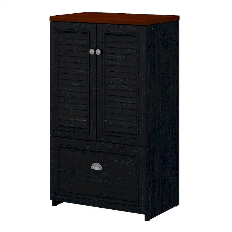 41.7-inch Cabinet with Drawer - 23.74L x 16.06W x 41.69H - 23.74L x 16.06W x 41.69H
