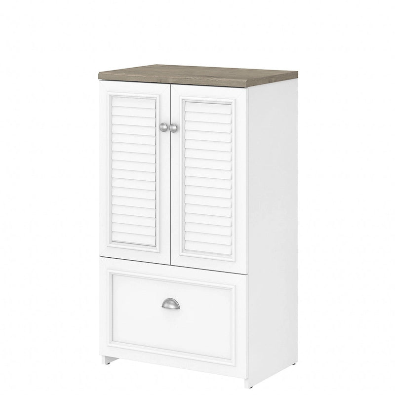 41.7-inch Cabinet with Drawer - 23.74L x 16.06W x 41.69H - 23.74L x 16.06W x 41.69H