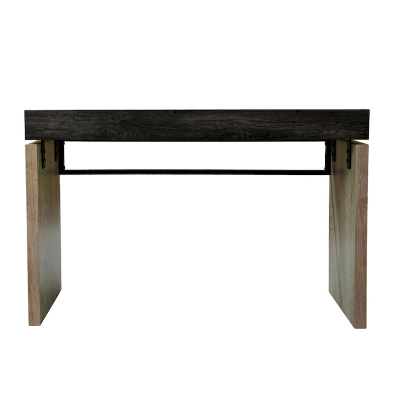 SEI Furniture Hedgefield Transitional Wood Black Desk