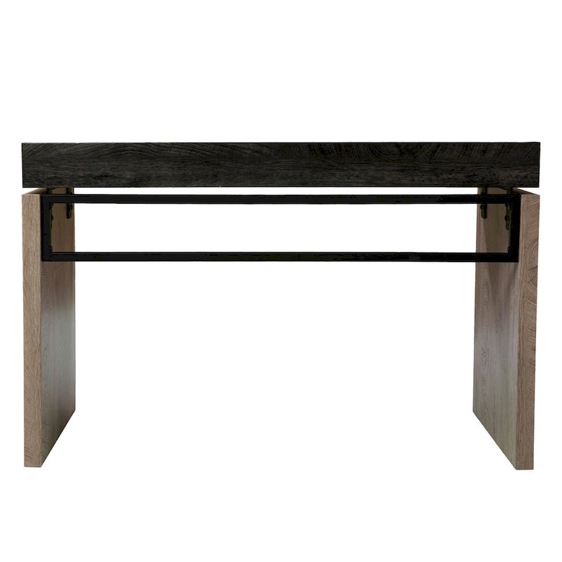 SEI Furniture Hedgefield Transitional Wood Black Desk