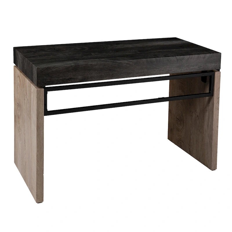 SEI Furniture Hedgefield Transitional Wood Black Desk