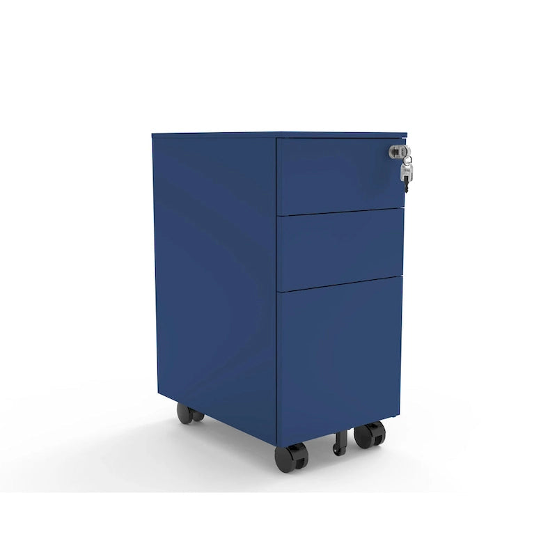 Owen Urban Metal Matte Lockable 3-Drawer Mobile File Cabinet by Furniture of America