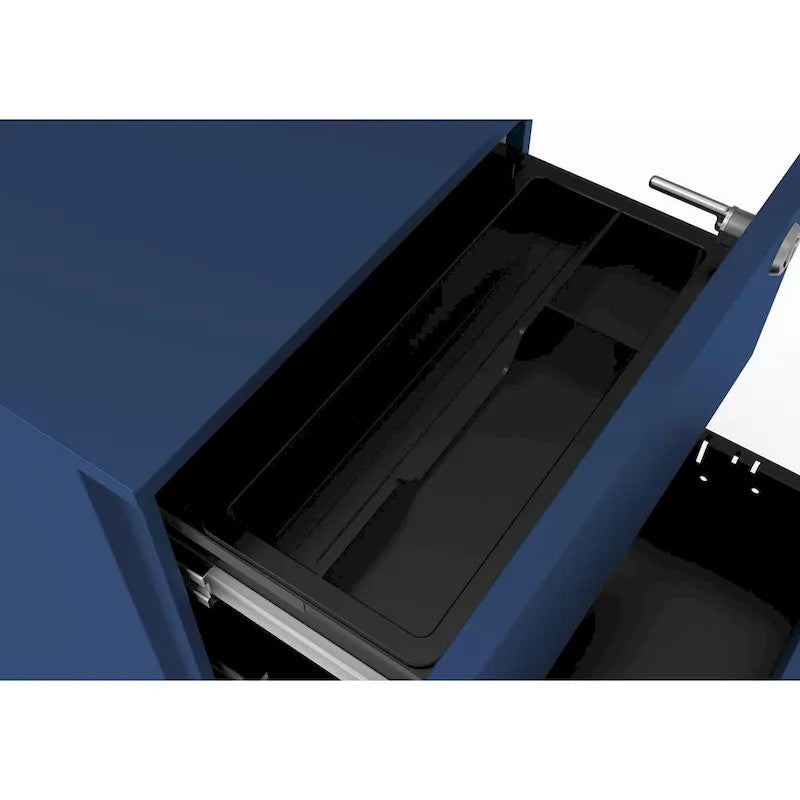 Owen Urban Metal Matte Lockable 3-Drawer Mobile File Cabinet by Furniture of America