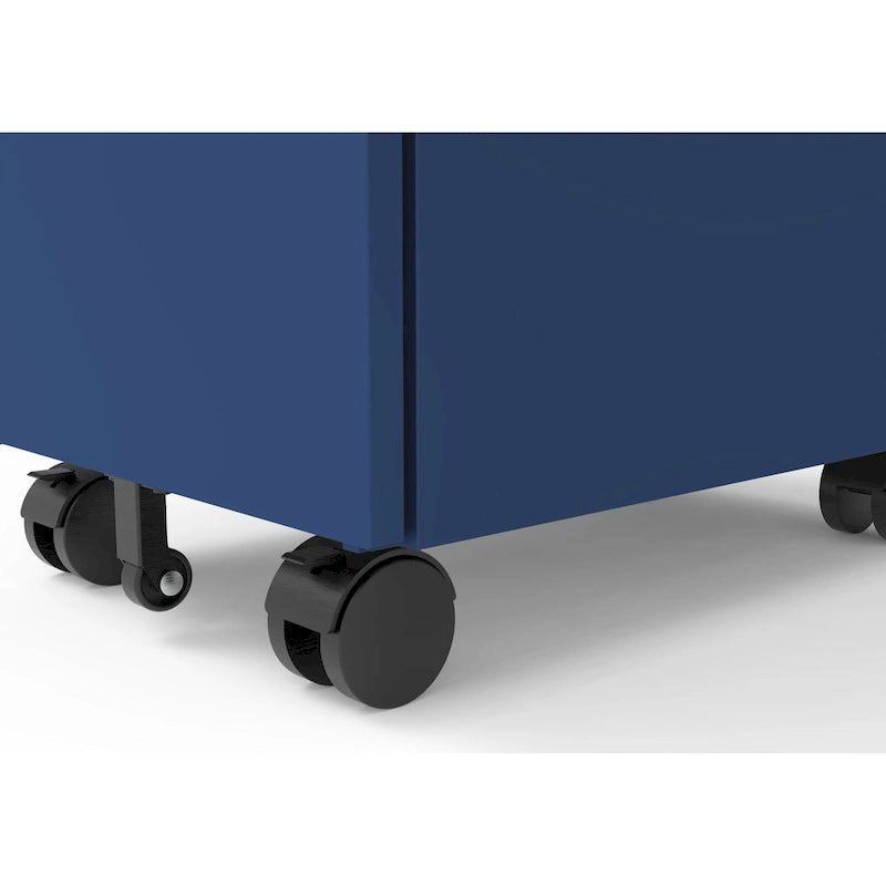 Owen Urban Metal Matte Lockable 3-Drawer Mobile File Cabinet by Furniture of America