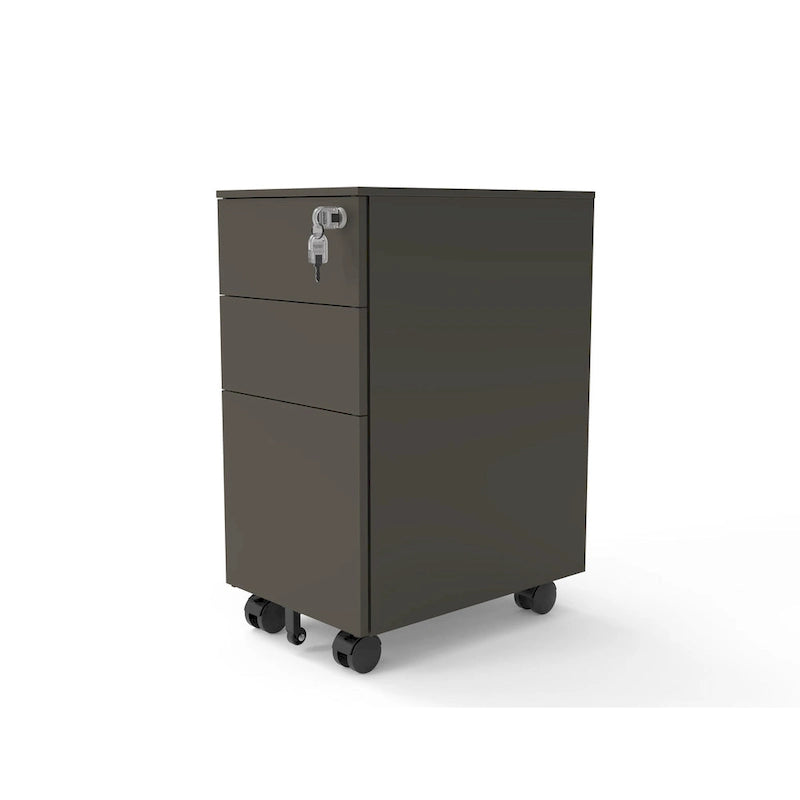 Owen Urban Metal Matte Lockable 3-Drawer Mobile File Cabinet by Furniture of America