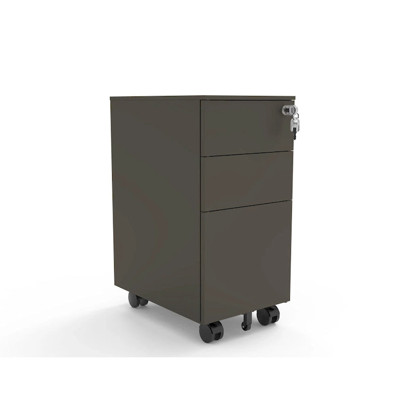 Owen Urban Metal Matte Lockable 3-Drawer Mobile File Cabinet by Furniture of America