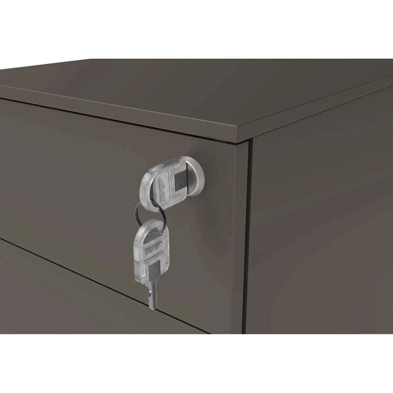 Owen Urban Metal Matte Lockable 3-Drawer Mobile File Cabinet by Furniture of America