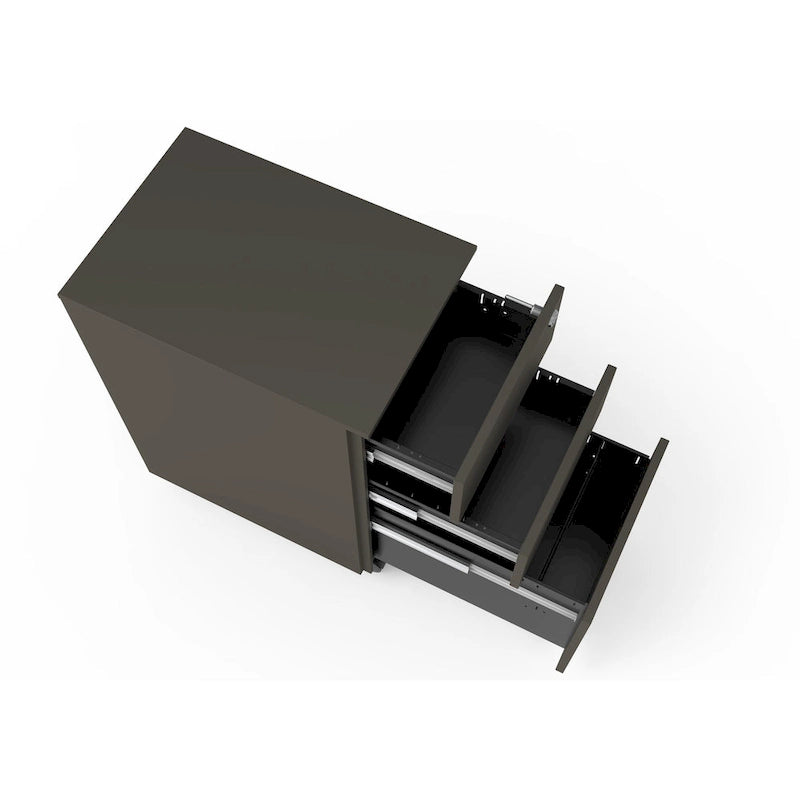 Owen Urban Metal Matte Lockable 3-Drawer Mobile File Cabinet by Furniture of America