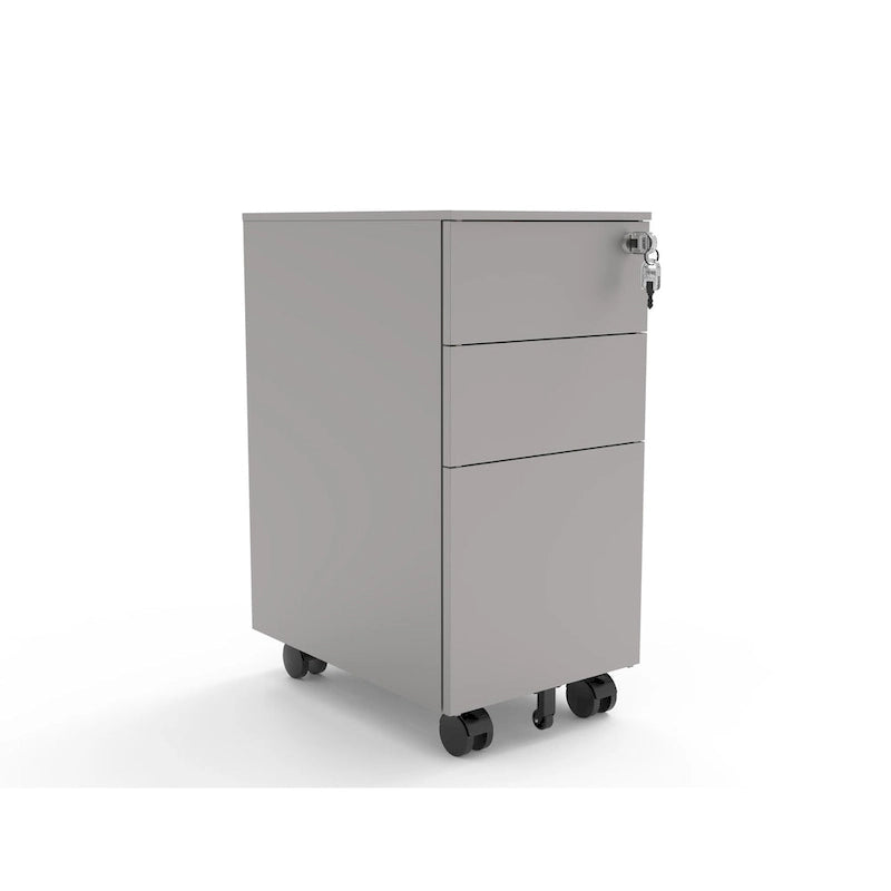 Owen Urban Metal Matte Lockable 3-Drawer Mobile File Cabinet by Furniture of America