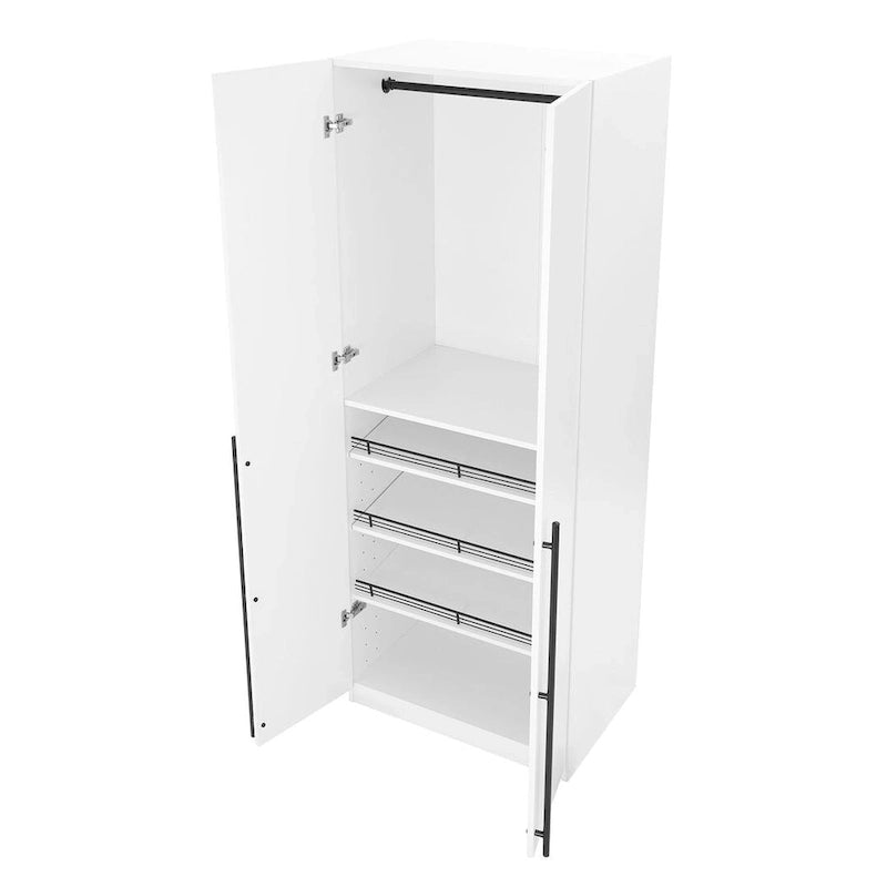 Manhattan Comfort Lee Modern Freestanding 3-Piece Module Wardrobe Closet Armoire