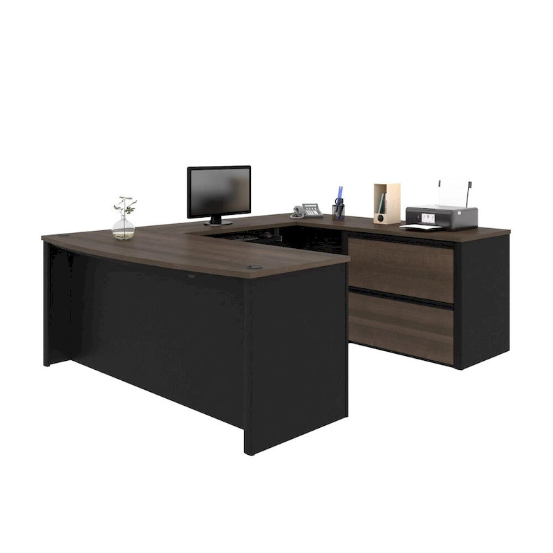 Bestar Connexion U-shaped Workstation Desk Kit