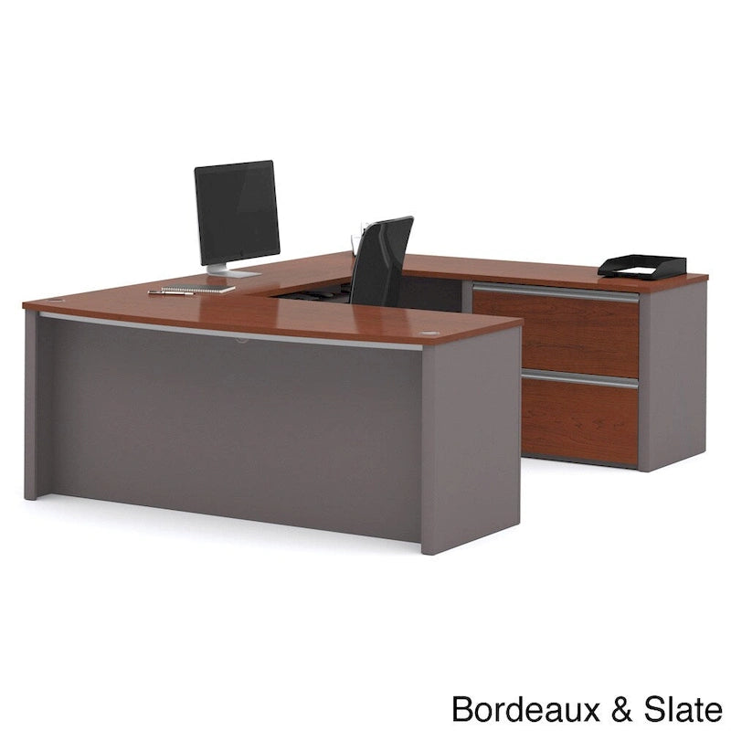 Bestar Connexion U-shaped Workstation Desk Kit