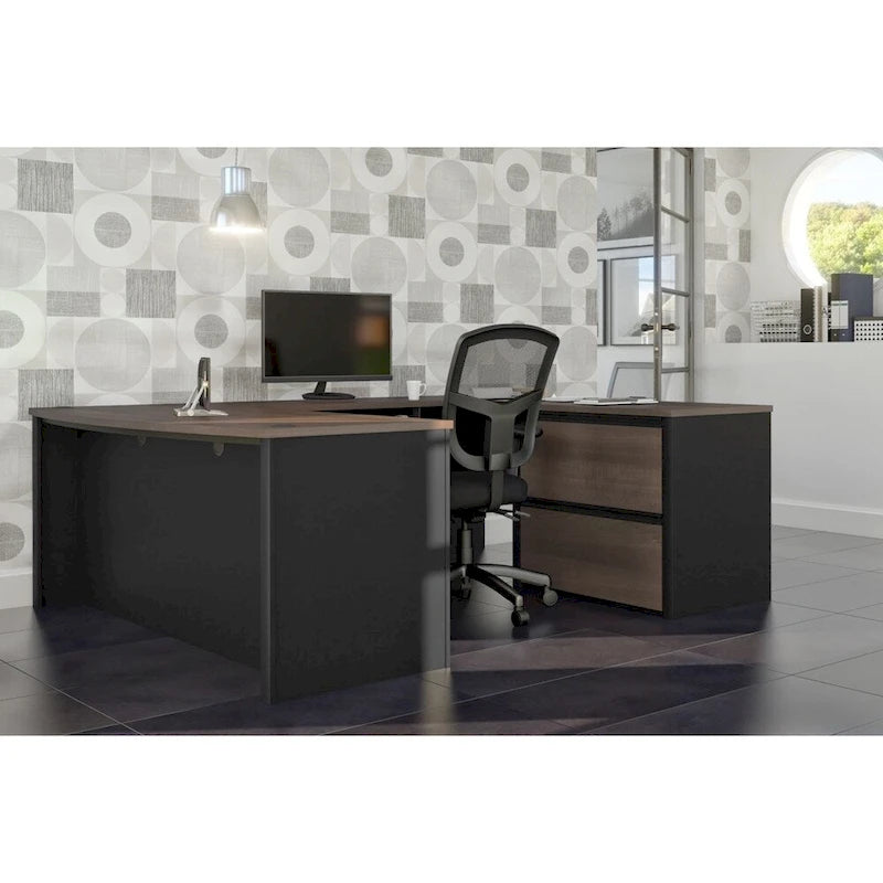 Bestar Connexion U-shaped Workstation Desk Kit