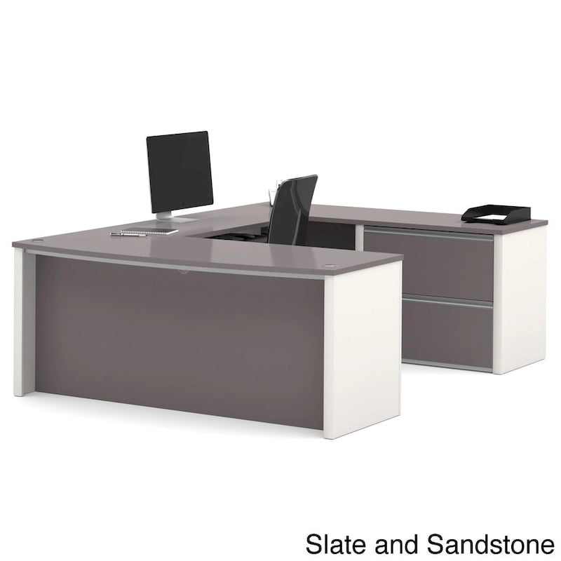 Bestar Connexion U-shaped Workstation Desk Kit