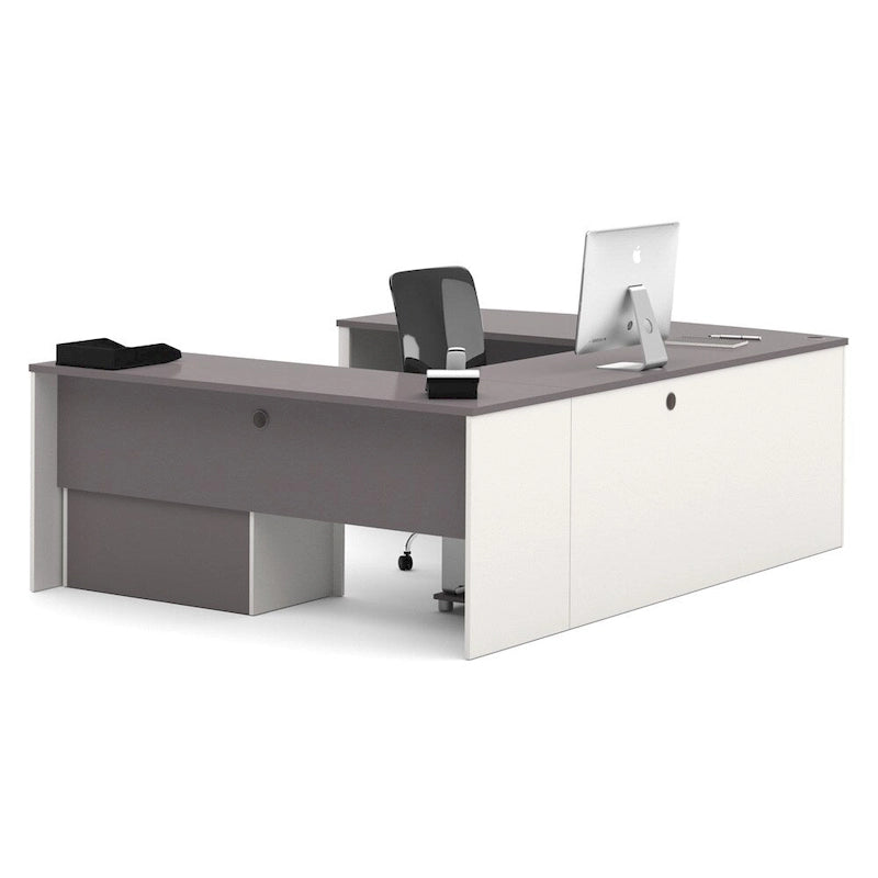 Bestar Connexion U-shaped Workstation Desk Kit