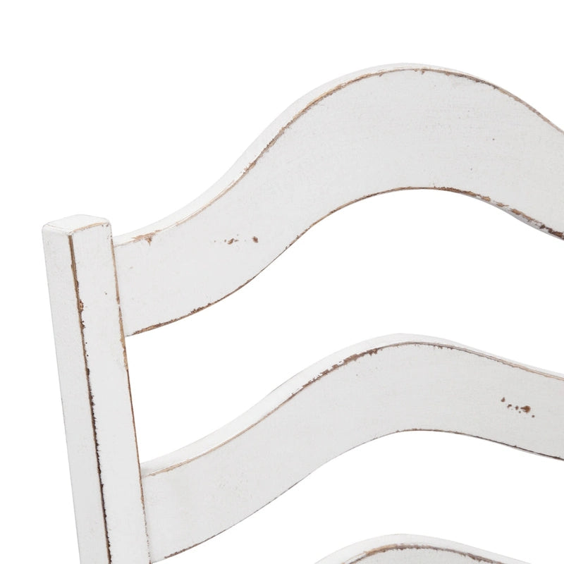 Magnolia Manor Antique White Weathered Bark 3 Piece Drop Leaf Set