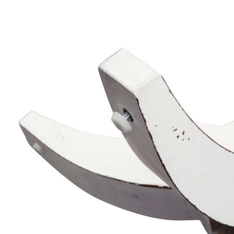 Magnolia Manor Antique White Weathered Bark 3 Piece Drop Leaf Set