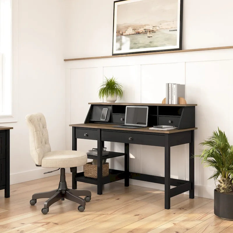 Mayfield 54W Computer Desk with Desktop Organizer by Bush Furniture