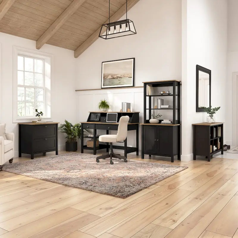 Mayfield 54W Computer Desk with Desktop Organizer by Bush Furniture