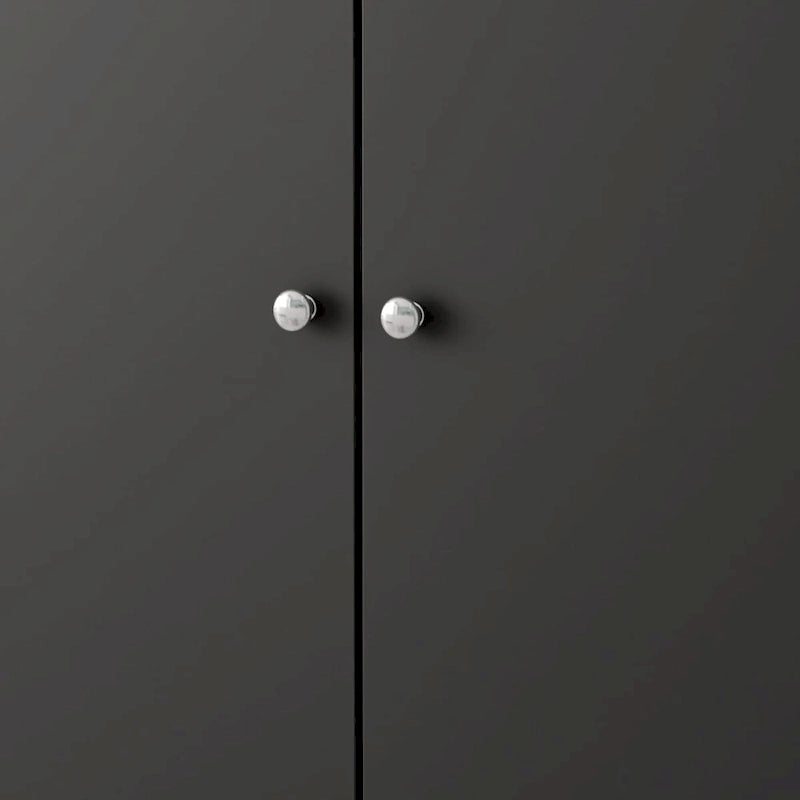 70.9 Armoires Wardrobe Closet Storage Cabinet Shoe Cabient White/Black