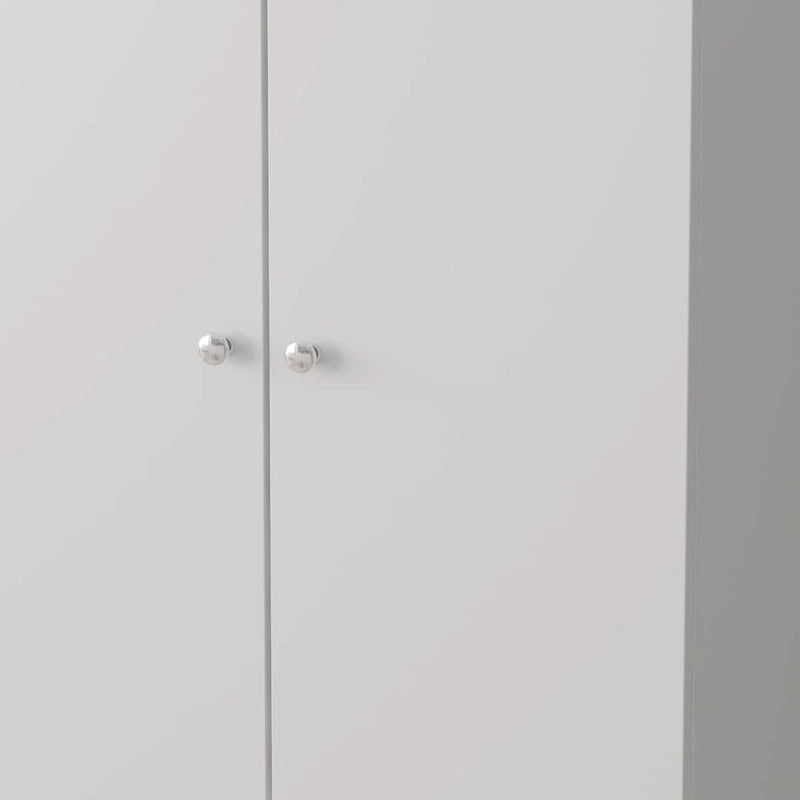 70.9 Armoires Wardrobe Closet Storage Cabinet Shoe Cabient White/Black