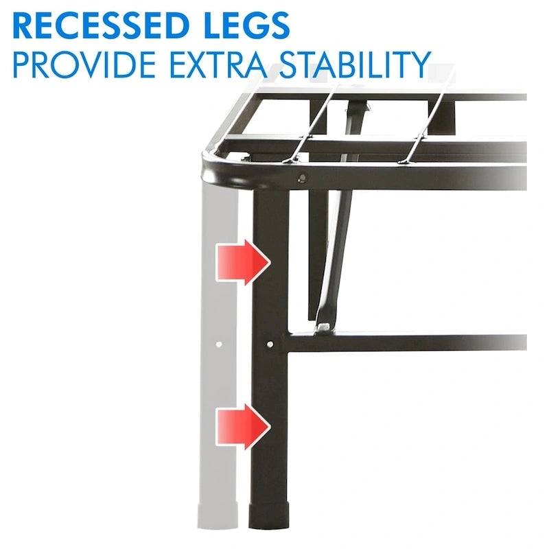 Sleep Sync 18-inch King Premium Platform Mattress Bed Frame