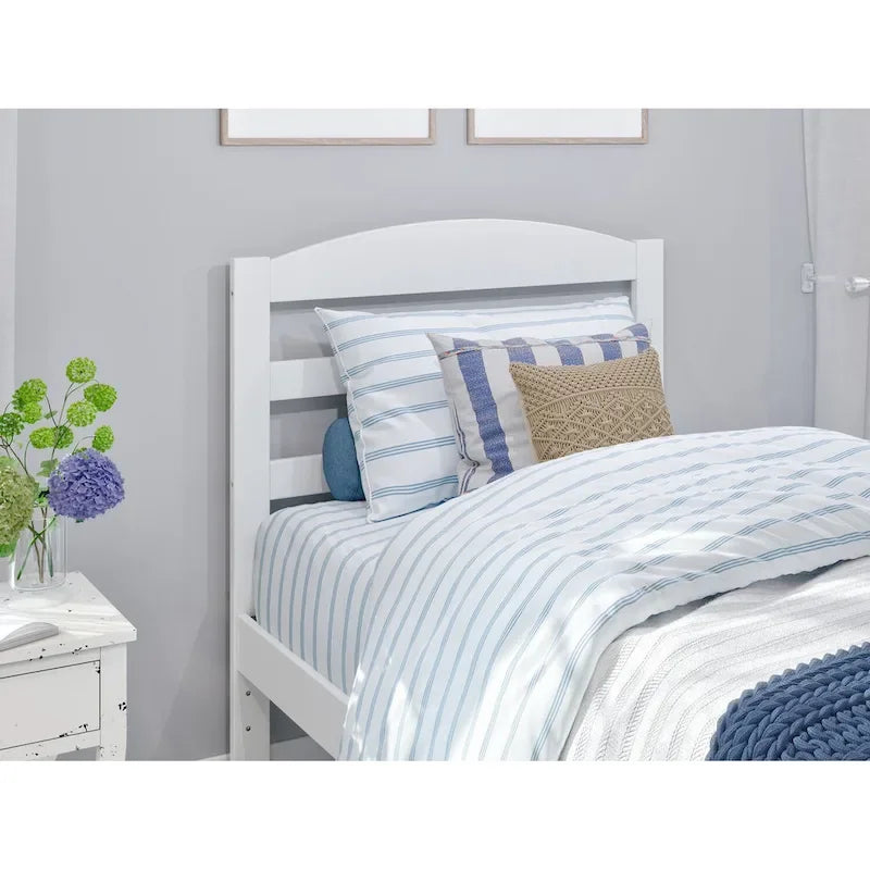 Warren Platform Bed with Footboard and 2 Storage Drawers