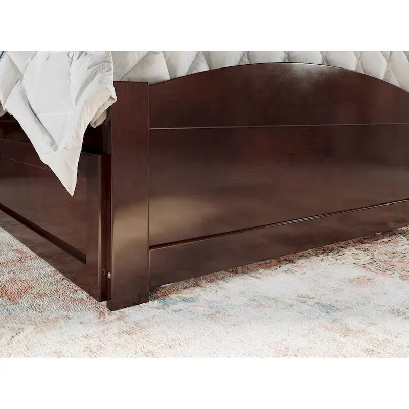 Warren Platform Bed with Footboard and 2 Storage Drawers