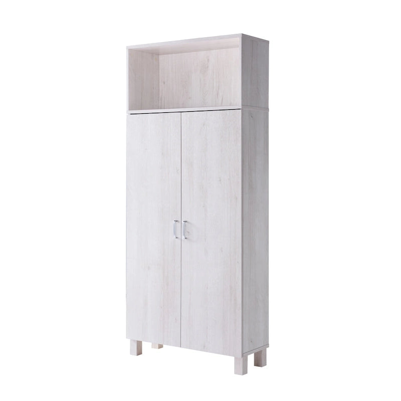 Jessica Contemporary Wood Double-Door Armoire by Furniture of America