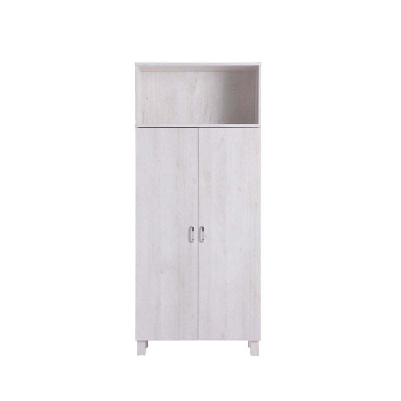 Jessica Contemporary Wood Double-Door Armoire by Furniture of America