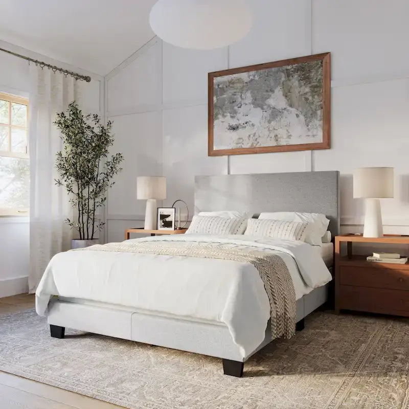 Nova Modern Full/Double Bed, Box Spring Required