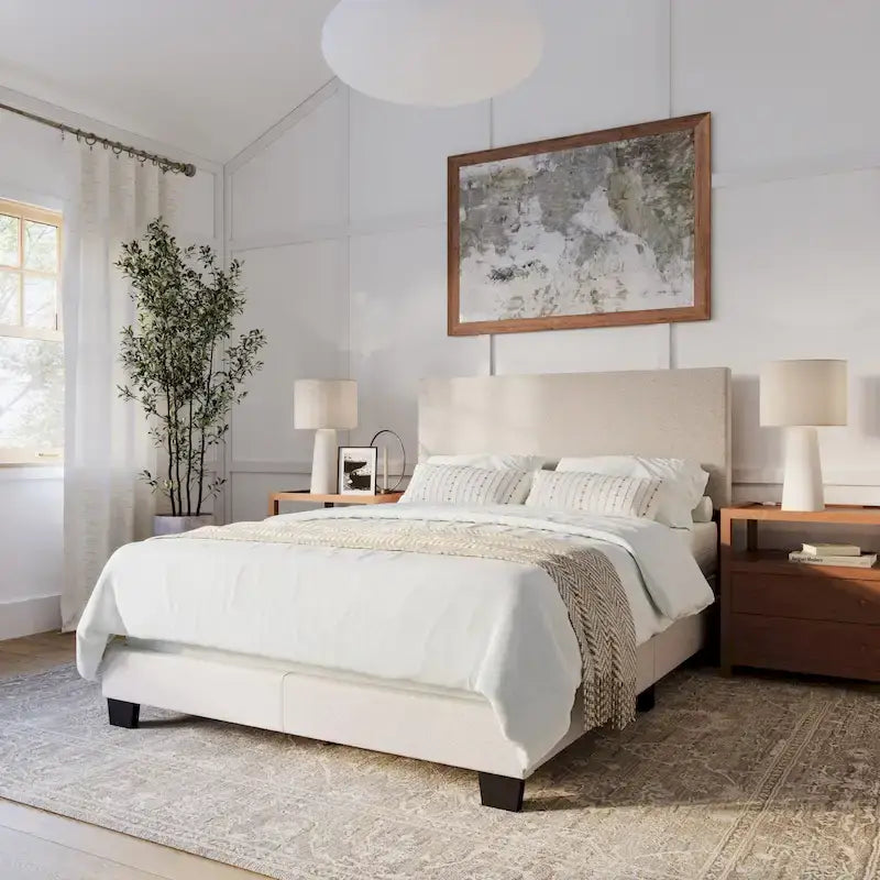 Nova Modern Full/Double Bed, Box Spring Required