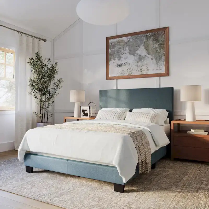 Nova Modern Full/Double Bed, Box Spring Required