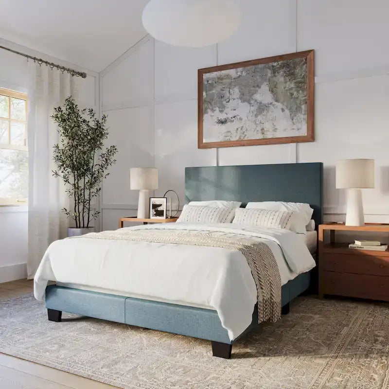 Nova Modern Full/Double Bed, Box Spring Required