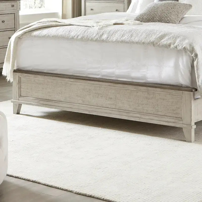 Ivy Hollow Weathered Linen King Mantle Bed