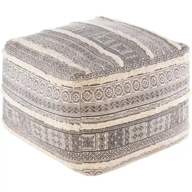 Unso Bohemian 20-inch Rectangle Pouf