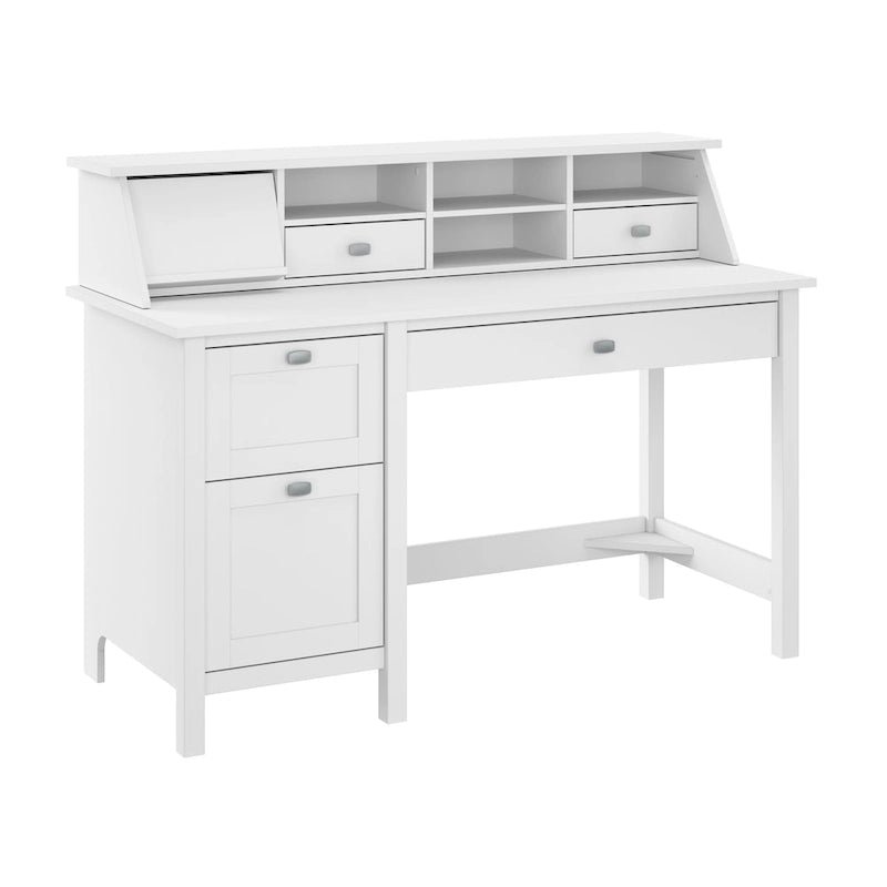 Broadview 54W Computer Desk with Desktop Organizer by Bush Furniture
