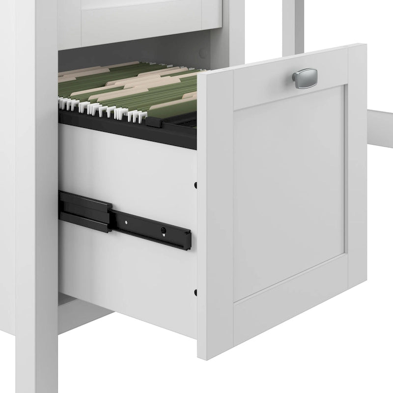 Broadview 54W Computer Desk with Desktop Organizer by Bush Furniture