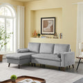 88  Reversible Pull out Sleeper Sectional Storage Sofa Bed,Corner sofa-bed with Storage Chaise Left/Right Handed Chaise