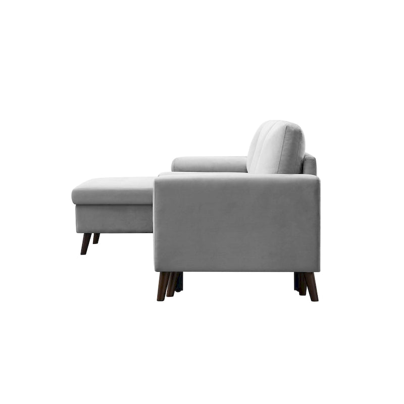 88  Reversible Pull out Sleeper Sectional Storage Sofa Bed,Corner sofa-bed with Storage Chaise Left/Right Handed Chaise