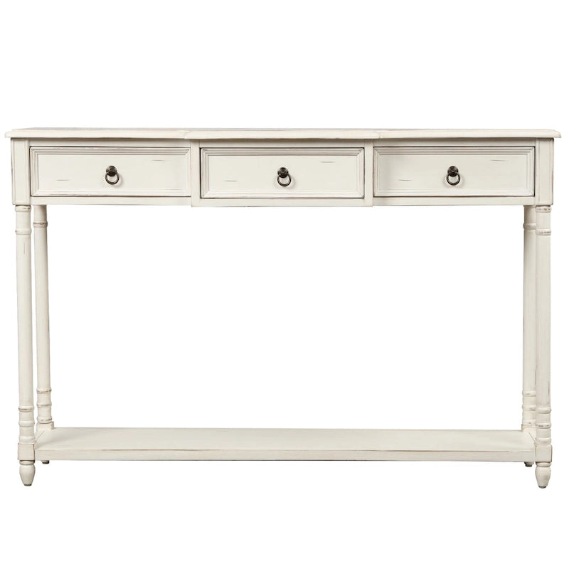 Modern Sofa Table with Drawers