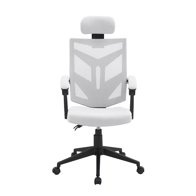 Adjustable Ergonomic Office Chair with Headrest Ergonomic Desk Chair High Back Mesh Office Chairs with Lumbar Support and Wheels