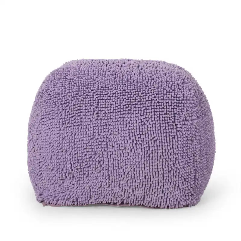 Moloney Modern Microfiber Chenille Pouf by Christopher Knight Home