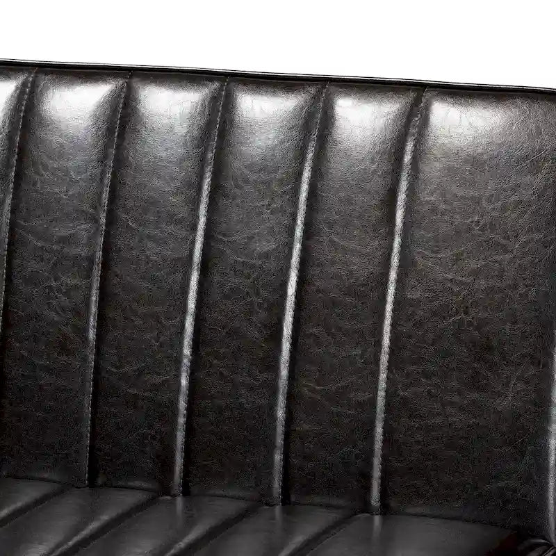 Daymond Mid-Century Upholstered and Walnut 5-PC Dining Nook Set