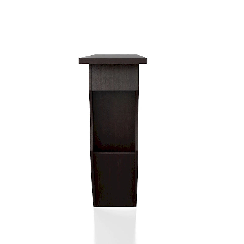 Caveline Contemporary Walnut 39-inch 1-Drawer Console Table by Furniture of America
