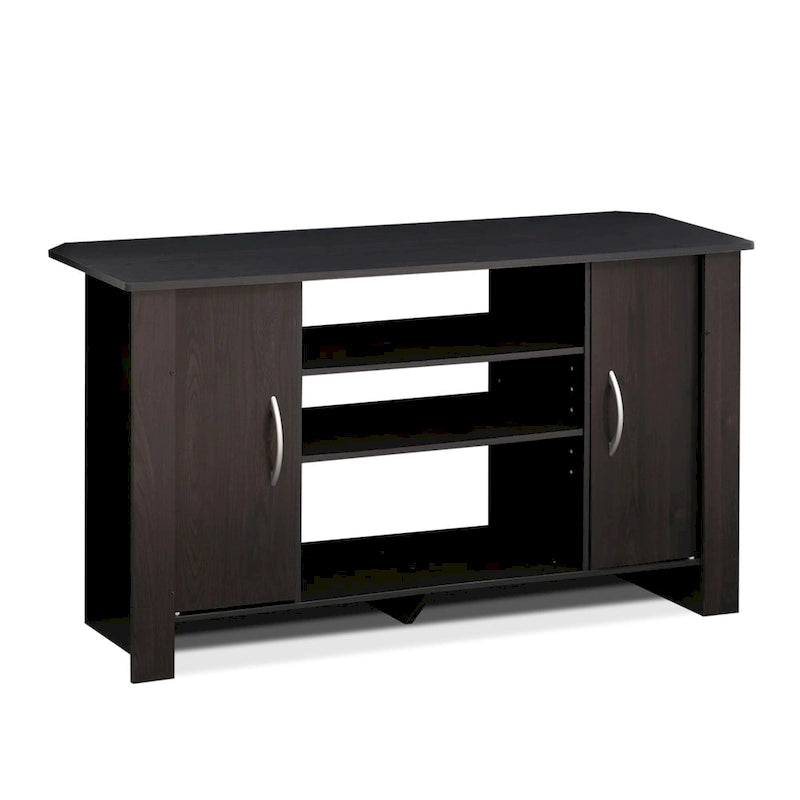Porch & Den Tompkins Espresso-finish TV Stand Entertainment Center